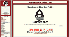 Desktop Screenshot of lutececup.org