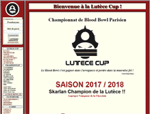 Tablet Screenshot of lutececup.org
